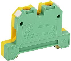 Зажим наборный ЗНИ-10PEN 10мм2 (JXB-земля) IEK YZN20-010-K52