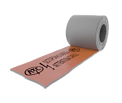 Лента защитно-сигнальная серии ЛЗС 3,5х125мм (50м рулон) ЛЗС.125