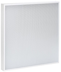 LIGHTING PRO Светильник светодиодный ДВО 2001 30Вт 6500К IP40 588х588мм Грильято микропризма IEK LTP-DVO2-2001-30-65-K01