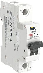 ARMAT Автоматический выключатель M06N-DC 1P C 63А IEK AR-M06N-1-C063DC
