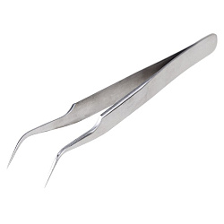 Пинцет изогнутый, узкий 125мм (блистер) REXANT 12-0378
