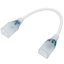 Коннектор для гибкого неона формы D 16х16 мм, провод ПВХ, длина 20 см (цена за 1 шт.) 134-008