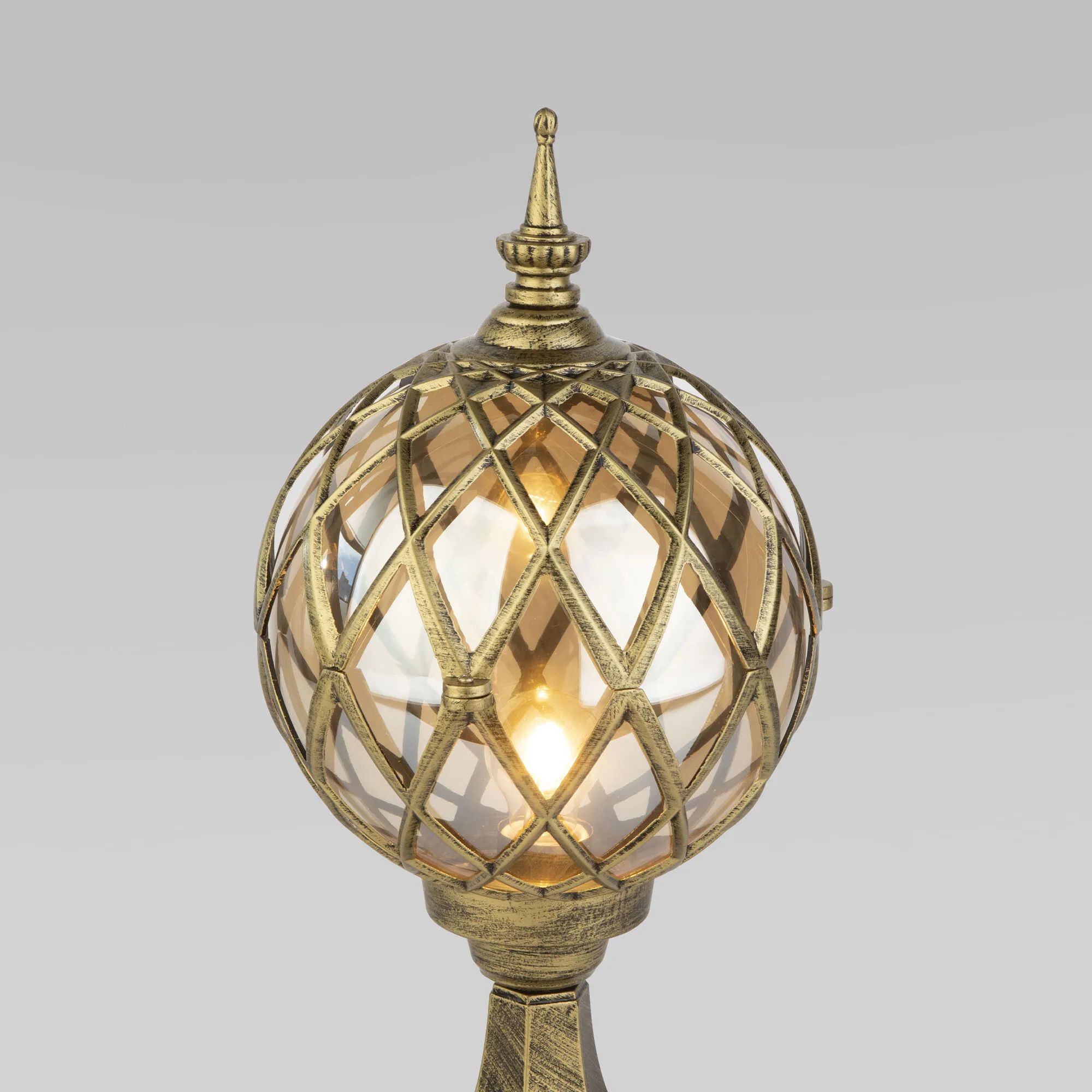 Светильник ландшафтный IP44 Sirius S черное золото Elektrostandard - Фото 2