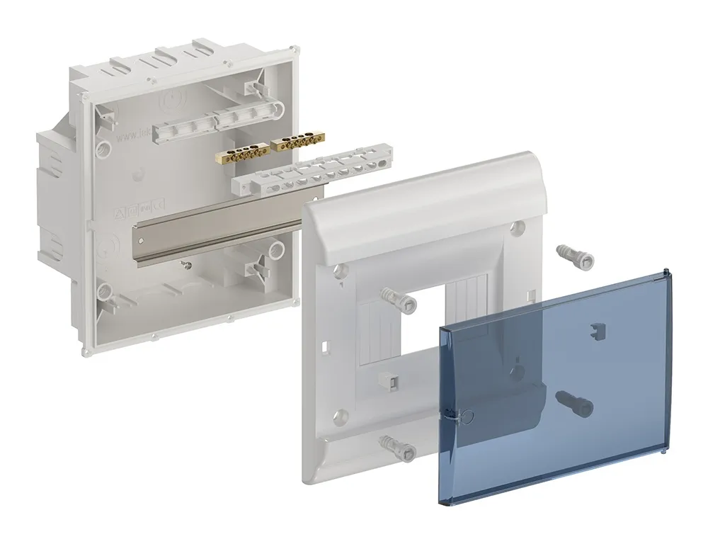 PRIME Корпус пластиковый ЩРВ-П-6 модулей встраиваемый белый IP41 IEK - Фото 4