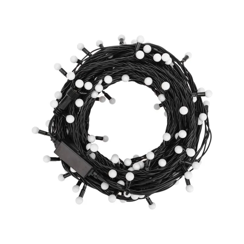 Гирлянда светодиодная Мультишарики Ø13мм 20м 200 LED RGB черный ПВХ IP65 быстрая смена цвета 230В нужен блок 303-500 NEON-NIGHT - Фото 2