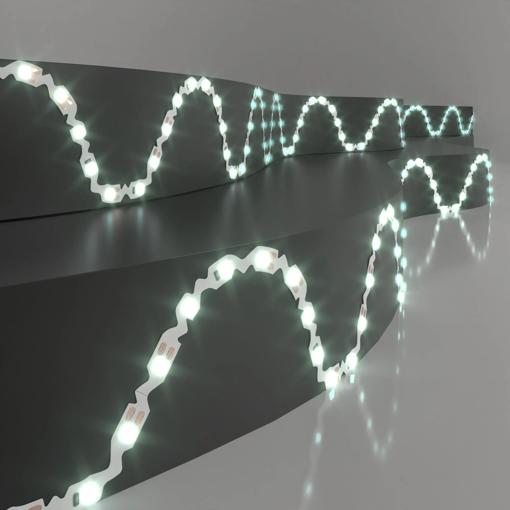 Лента светодиодная гибкая 12V 6W 60Led 2835 IP20 холодный белый, 5м Elektrostandard