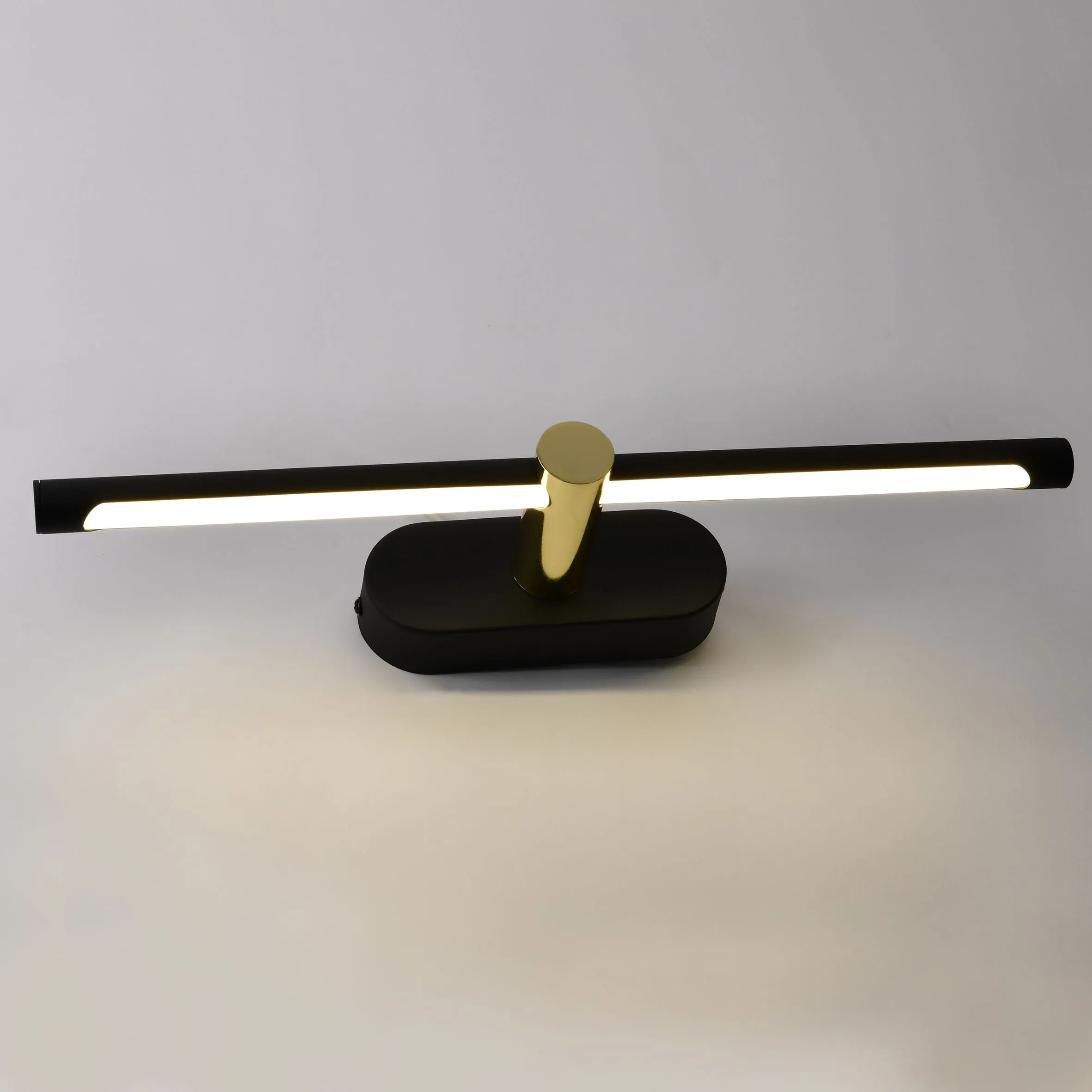 LIGHTING Светильник светодиодный 5114 настенный 9Вт 4000К IP44 черный/золото IEK - Фото 3