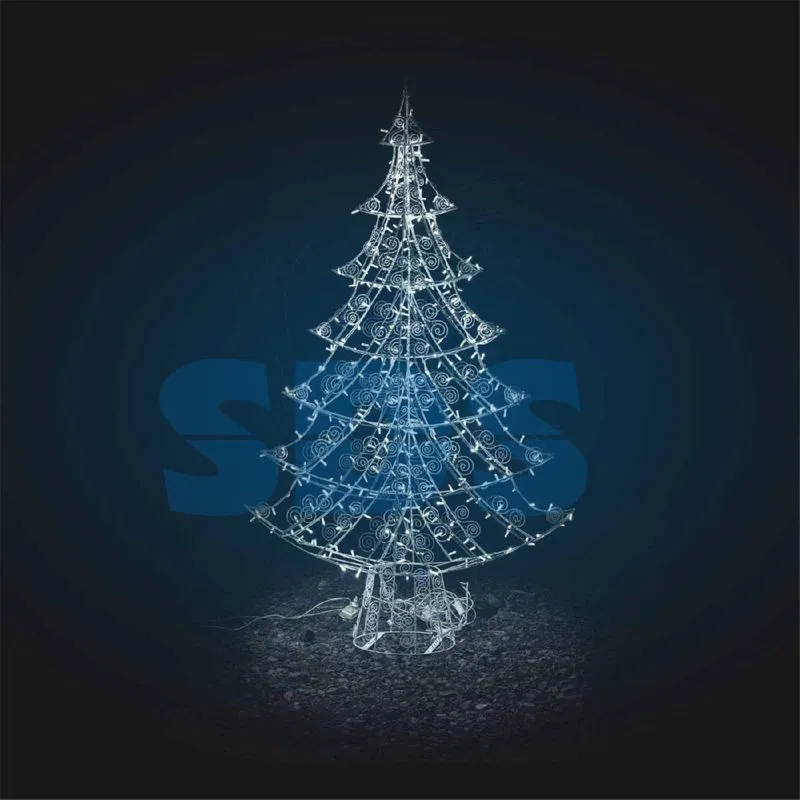 Декоративная 3D фигура Ажурная елка 250 см 501-431