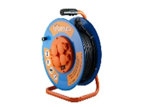 Удлинитель силовой на катушке GLANZEN 4 гн. КГ 3х1,5 арт. EB-50-009