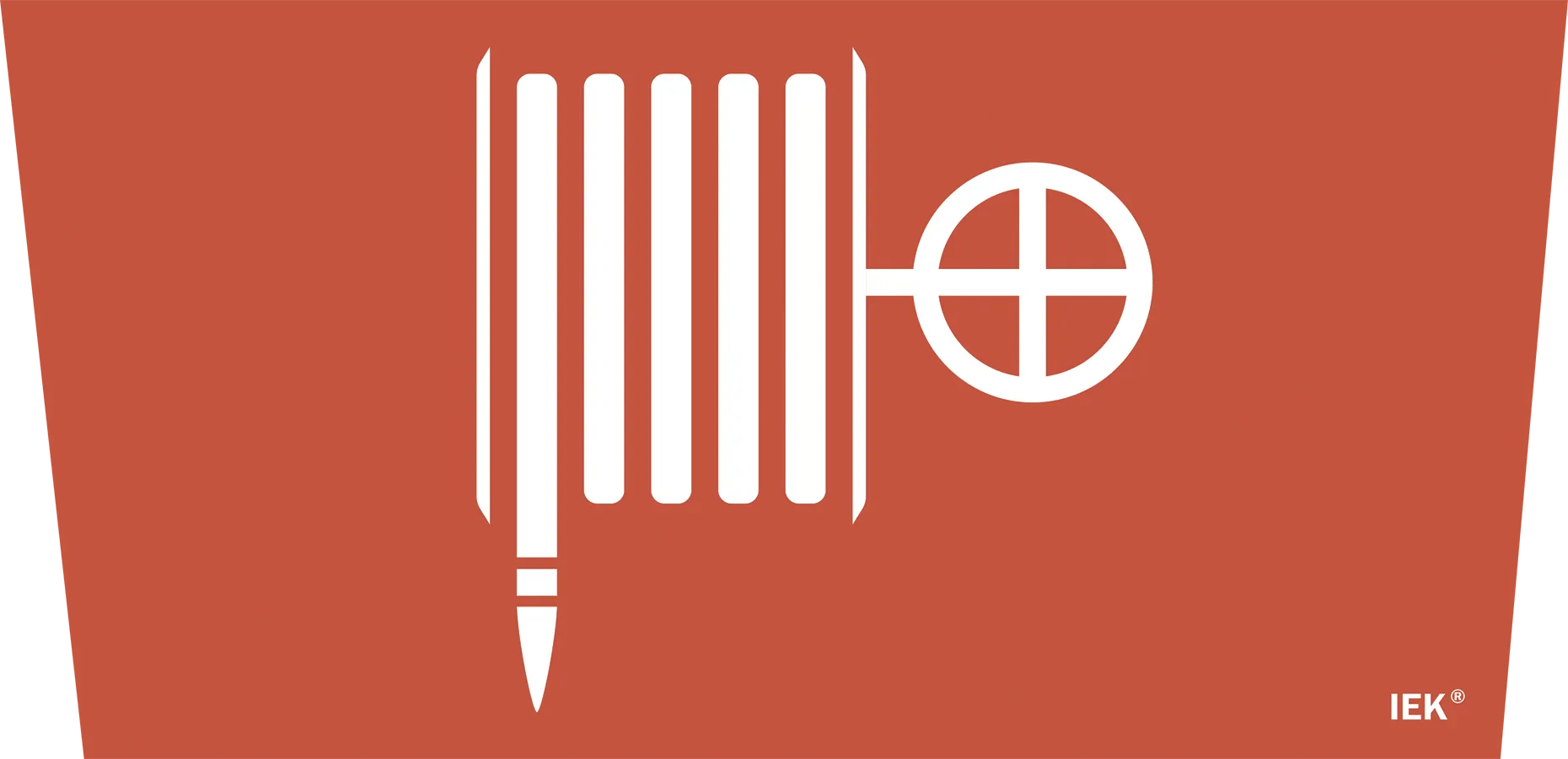 Этикетка самоклеящаяся 310х280мм "Пожарный гидрант" IEK