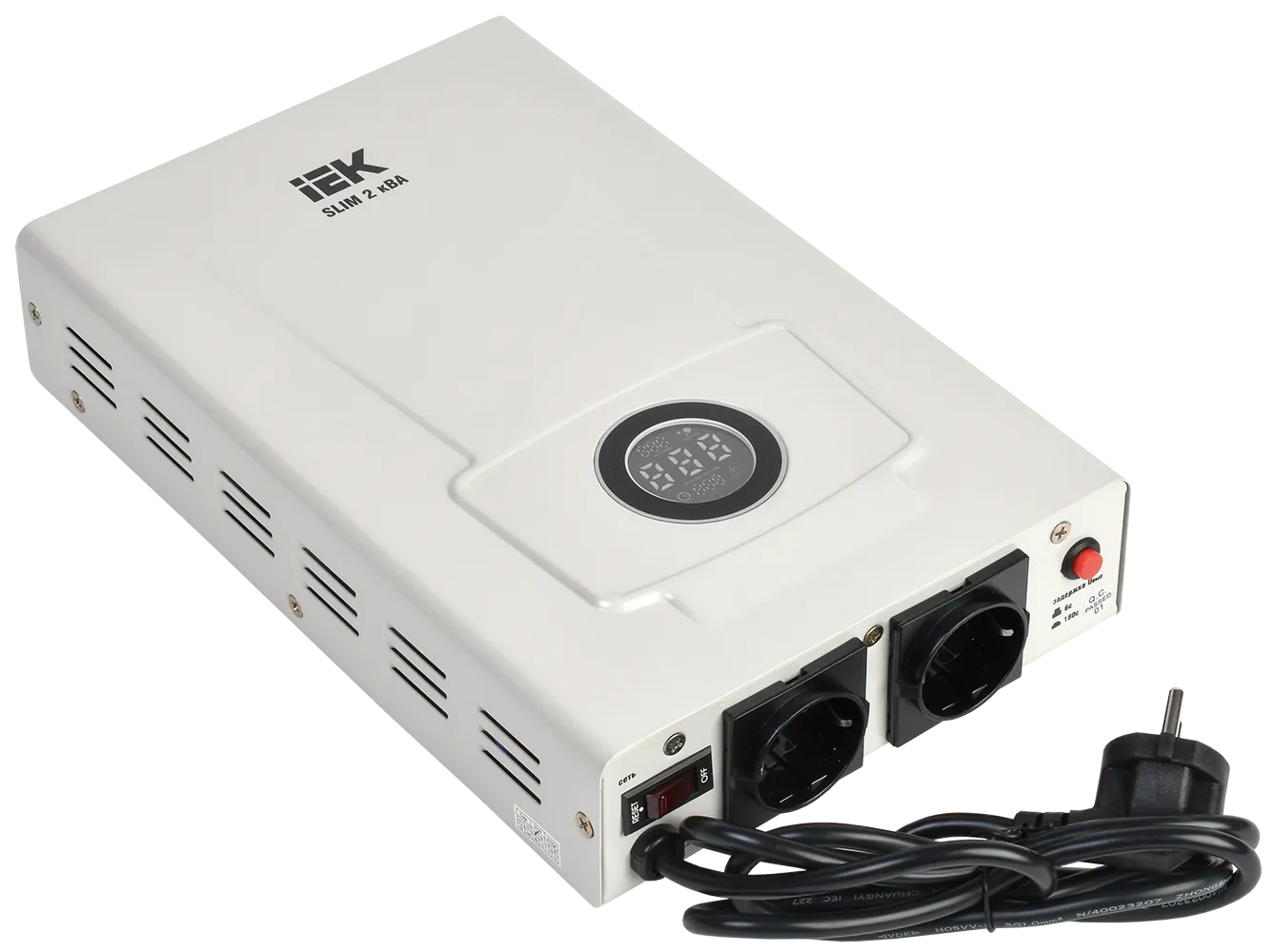 Стабилизатор напряжения настенный SLIM 2кВА IEK