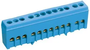 Шина N "ноль" в корпусном изоляторе на DIN-рейку ШНИ-6х9-8-К-С IEK YNN10-69-8KD-K07