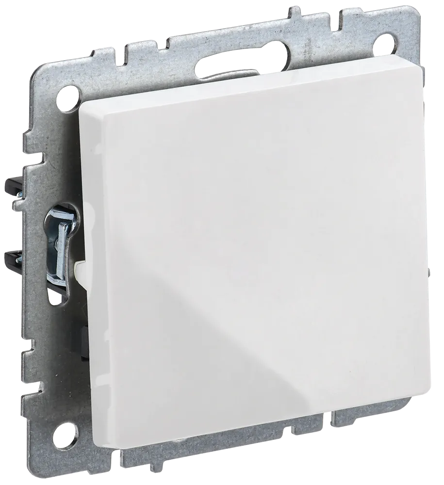 BRITE Выключатель 1-клавишный перекрестный 10А ВС10-1-3-БрБ белый IEK BR-V13-0-10-K01