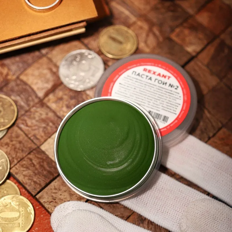 Паста ГОИ полировальная № 2, 30г, баночка REXANT - Фото 2