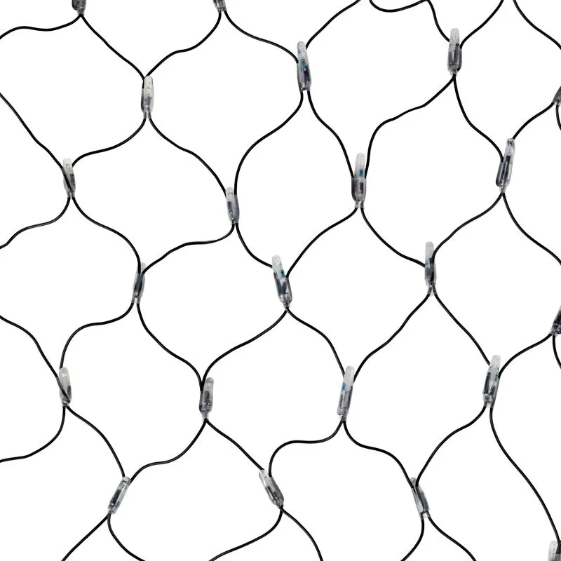 Гирлянда светодиодная Сеть 2х0,7м 176 LED БЕЛЫЙ черный ПВХ IP65 свечение с динамикой 230В контроллер в комплекте NEON-NIGHT - Фото 3