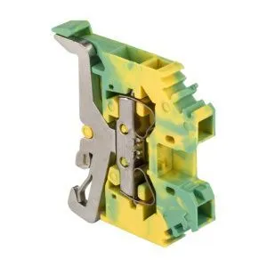 Колодка клеммная пружинная JXB-S-4 32А земля EKF plc-jxb-s-4pe