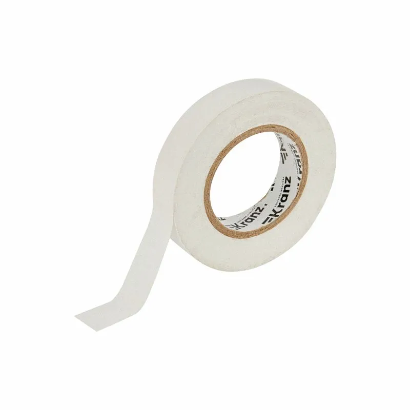 Изолента ПВХ 0,13х15мм, 25м, белая KRANZ - Фото 3