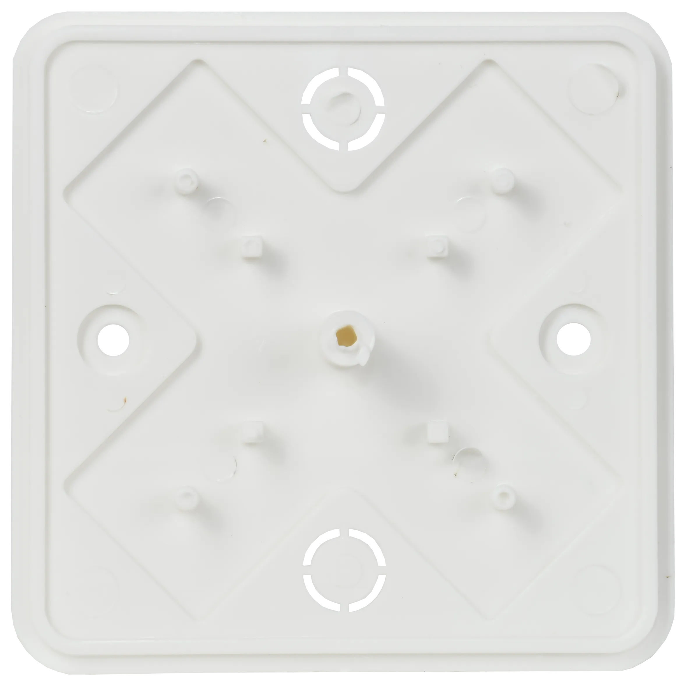 Коробка распаячная КМ для открытой проводки безгалогенная (HF) 75х75х28мм белая IEK - Фото 3