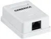 Розетка информационная настенная RJ45 кат.5E UTP 1 порт GENERICA CS2-1C5EU-12-G