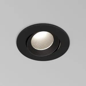 Светильник встраиваемый светодиодный Even черный 25094/LED Elektrostandard a065459