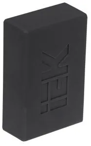ELECOR Заглушка КМЗ 40х25 черный (4шт/компл) IEK EL-KK10D-Z-040-025-K02
