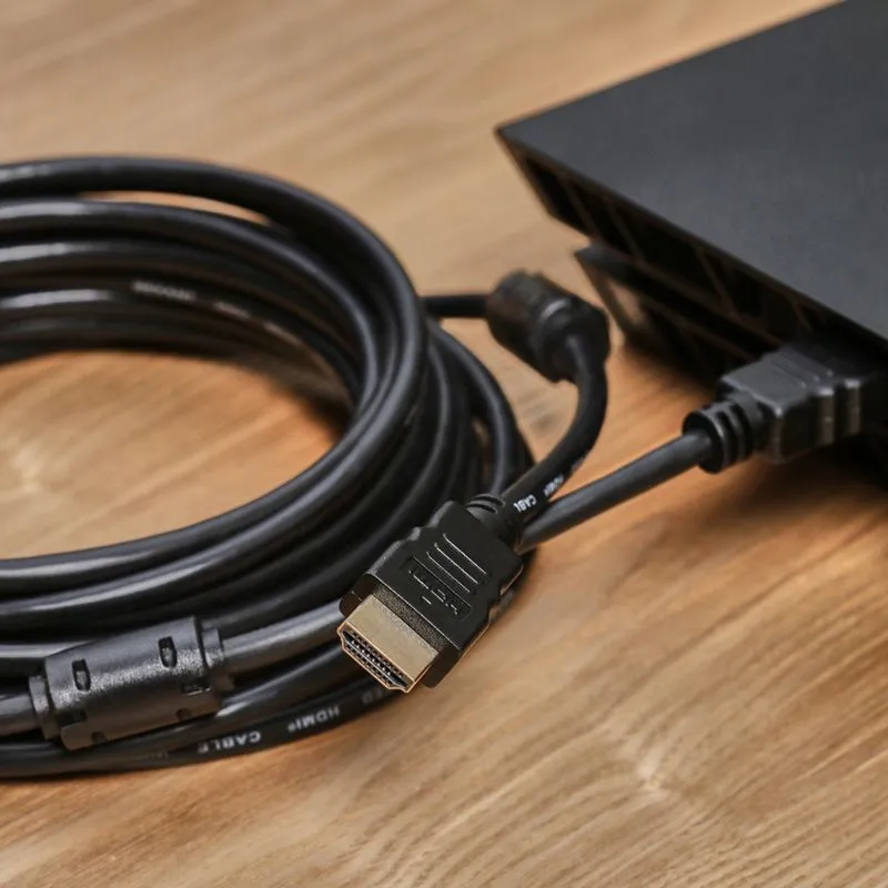 Кабель REXANT HDMI - HDMI 1.4, 7 м, Gold (PVC пакет) - Фото 3