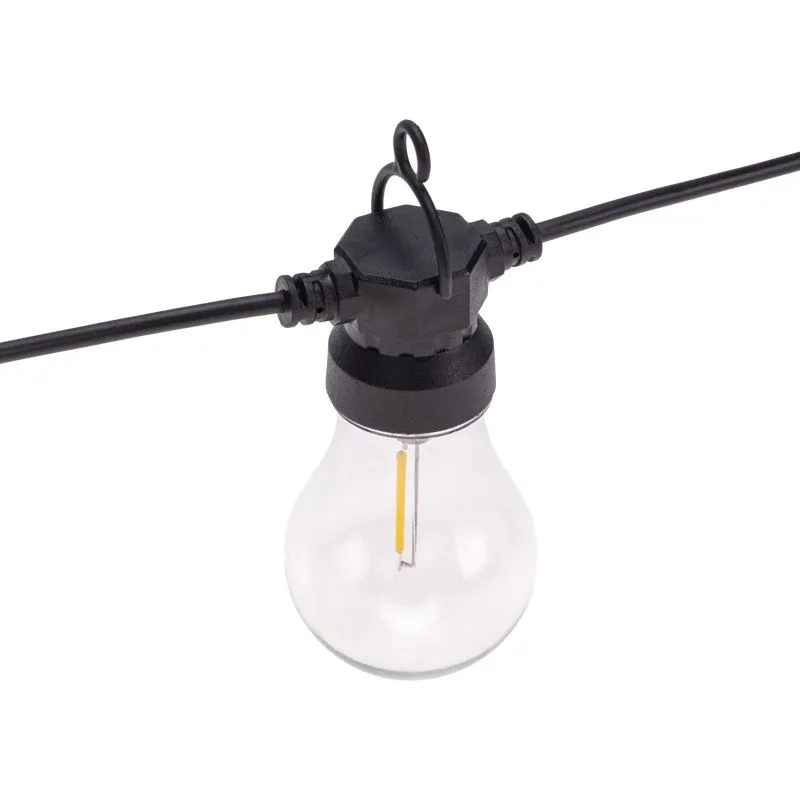 Гирлянда садовая Канэри, 20м, 3000К, встроенный аккумулятор, солнечная панель, коллекция Лондон REXANT - Фото 4