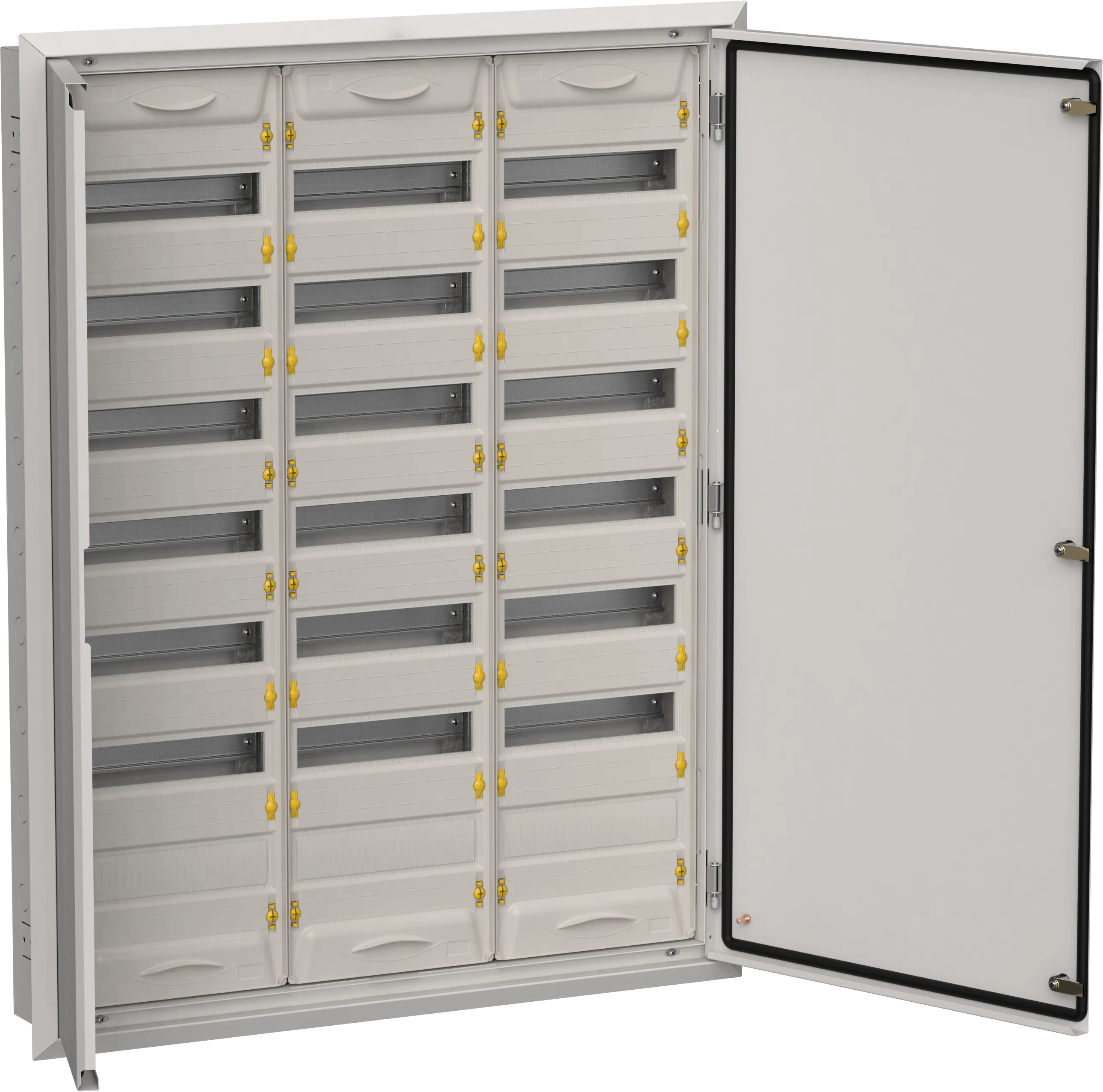 TITAN 5 Корпус металлический ЩРв-252 (3х84) 1130х885х130мм IP31 серый (две двери) IEK TI5-50-V-3X084-31-7035