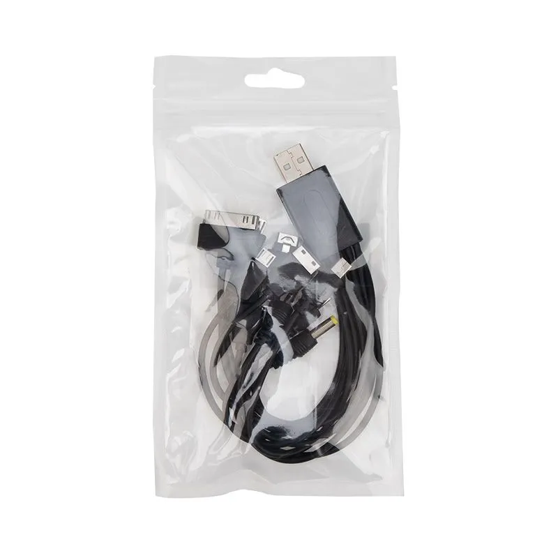 USB-кабель 10 в 1: 5P/5P/DC2.0/micro USB/DC4.5/DC3.5/Samsung G600/iPhone4/micro USB - Фото 2