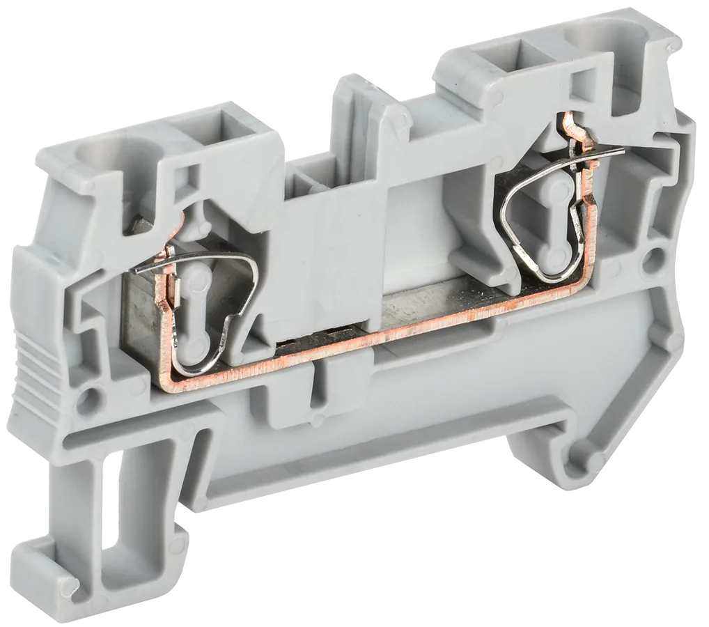 Клемма пружинная КПИ 2в-4 41А серая IEK