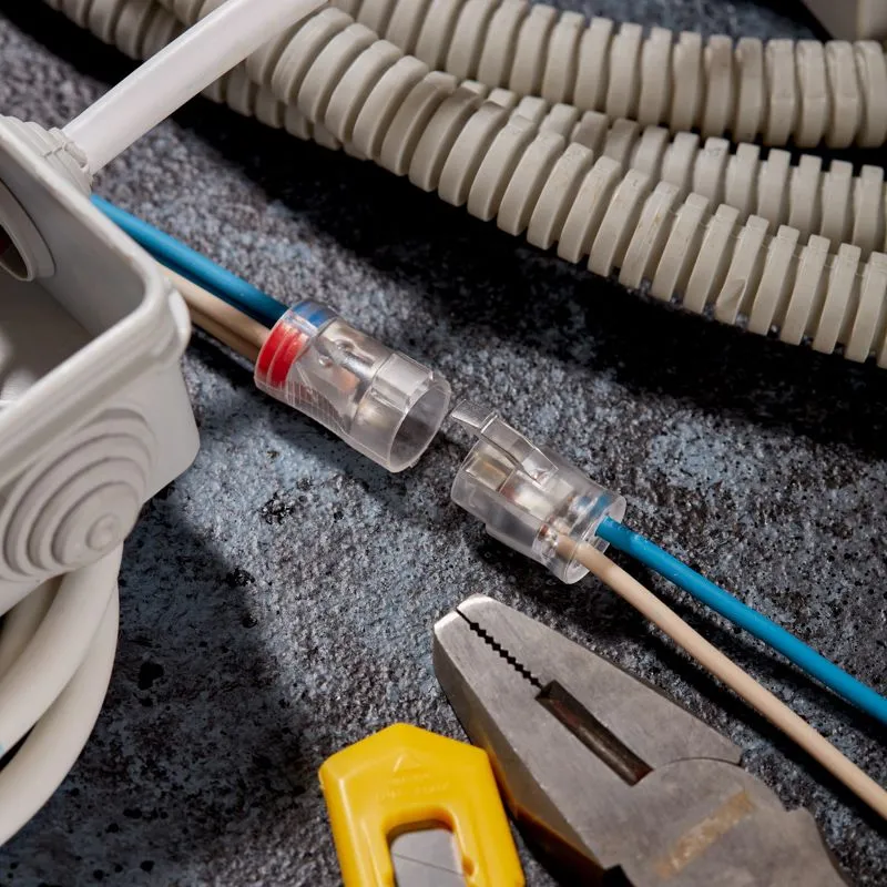 Экспресс-клемма СМК 2273-2x2R проходная разъемная 2 полюса 2х2-проводная 0,5-2,5мм² (50 шт/уп) REXANT - Фото 4