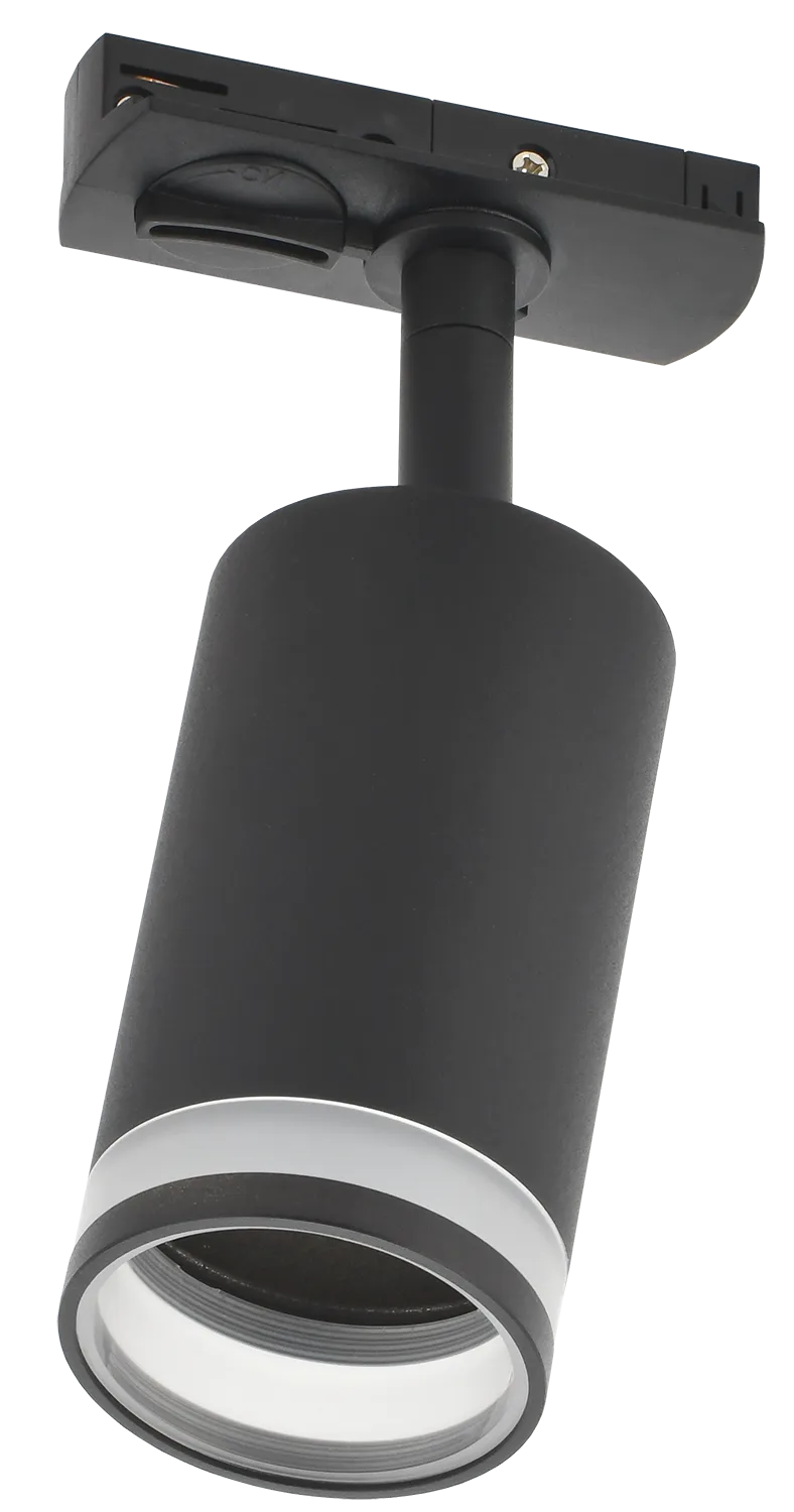 LIGHTING Светильник 4116 декоративный трековый поворотный под лампу GU10 черный IEK LT-USB0-4116-GU10-1-K02