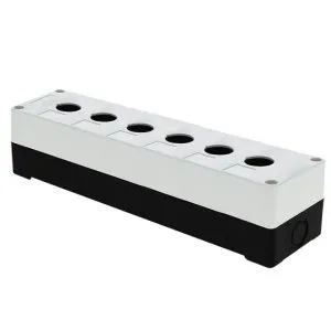 КП106 пластиковый 6 кнопок белый EKF cpb-106-w
