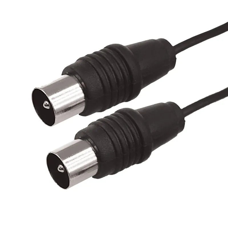 Шнур ТВ штекер - ТВ штекер, 3м, черный REXANT