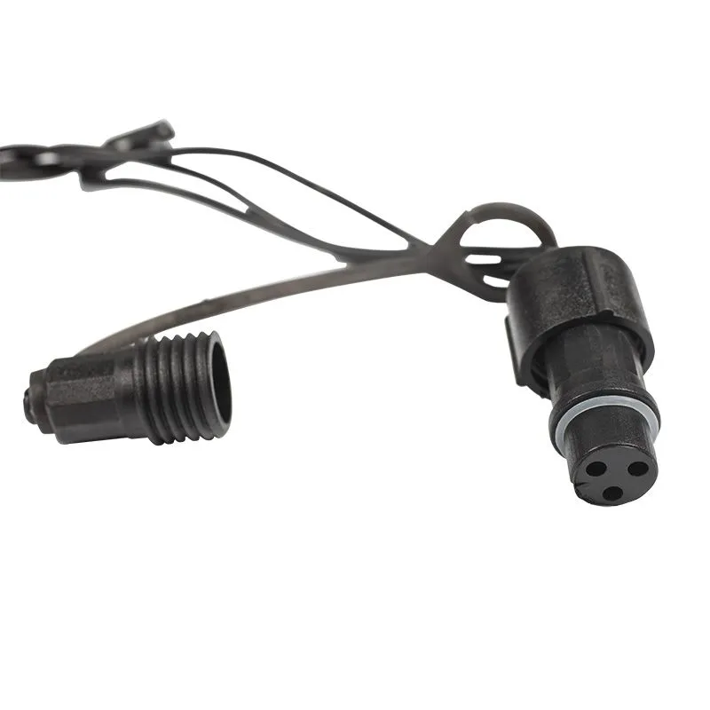 Гирлянда Нить управляемая 20м 200 LED БЕЛЫЙ черный ПВХ IP65 свечение с динамикой 230В нужен контроллер 217-204 NEON-NIGHT - Фото 5