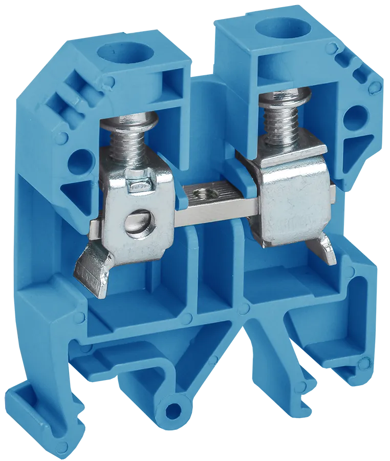 Клемма винтовая КВИ-10мм2 синяя IEK