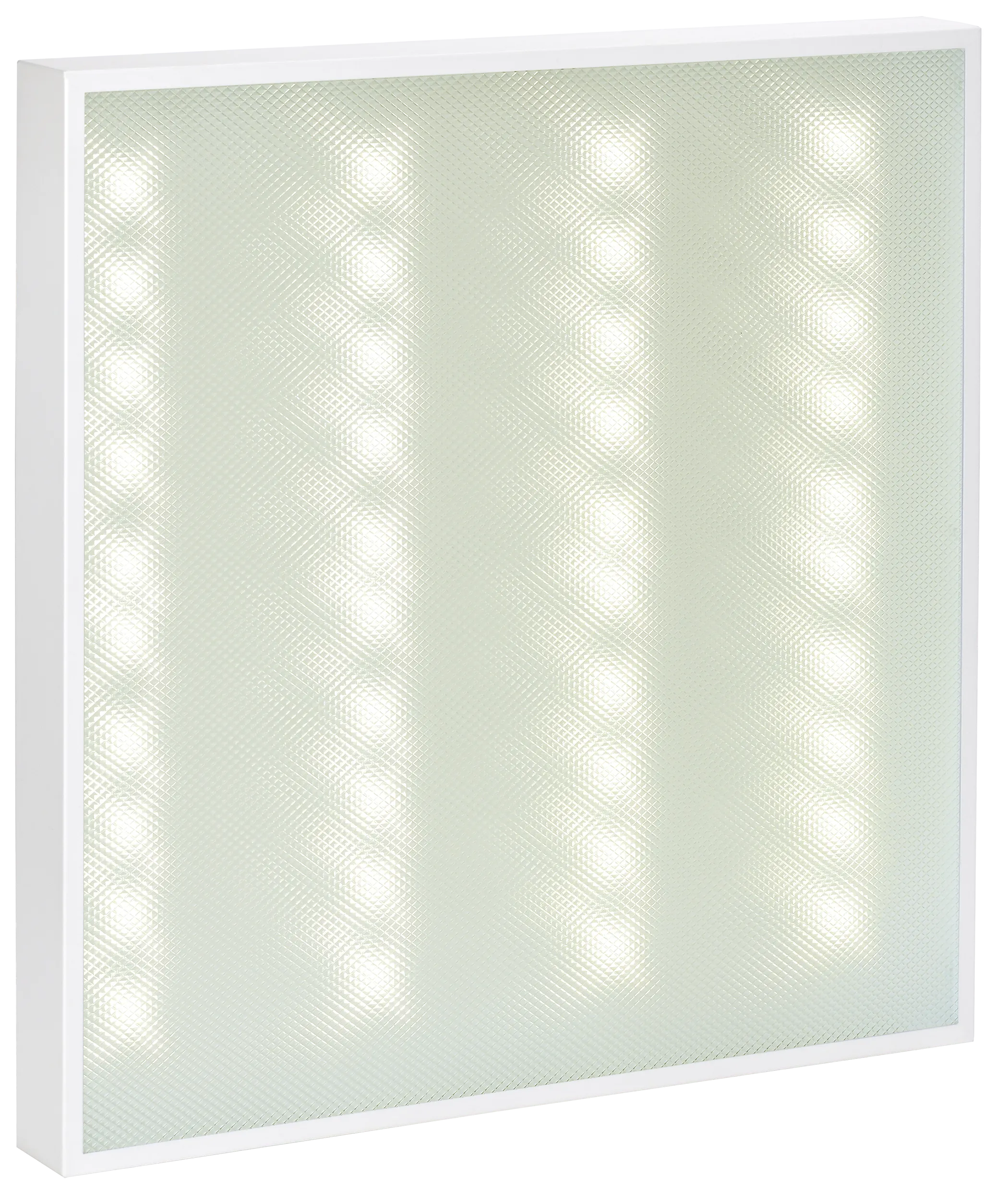 LIGHTING PRO Светильник светодиодный ДВО 1001 40Вт 3000К IP40 595х595мм призма IEK - Фото 4