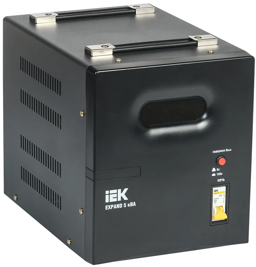 Стабилизатор напряжения переносной EXPAND 5кВА IEK