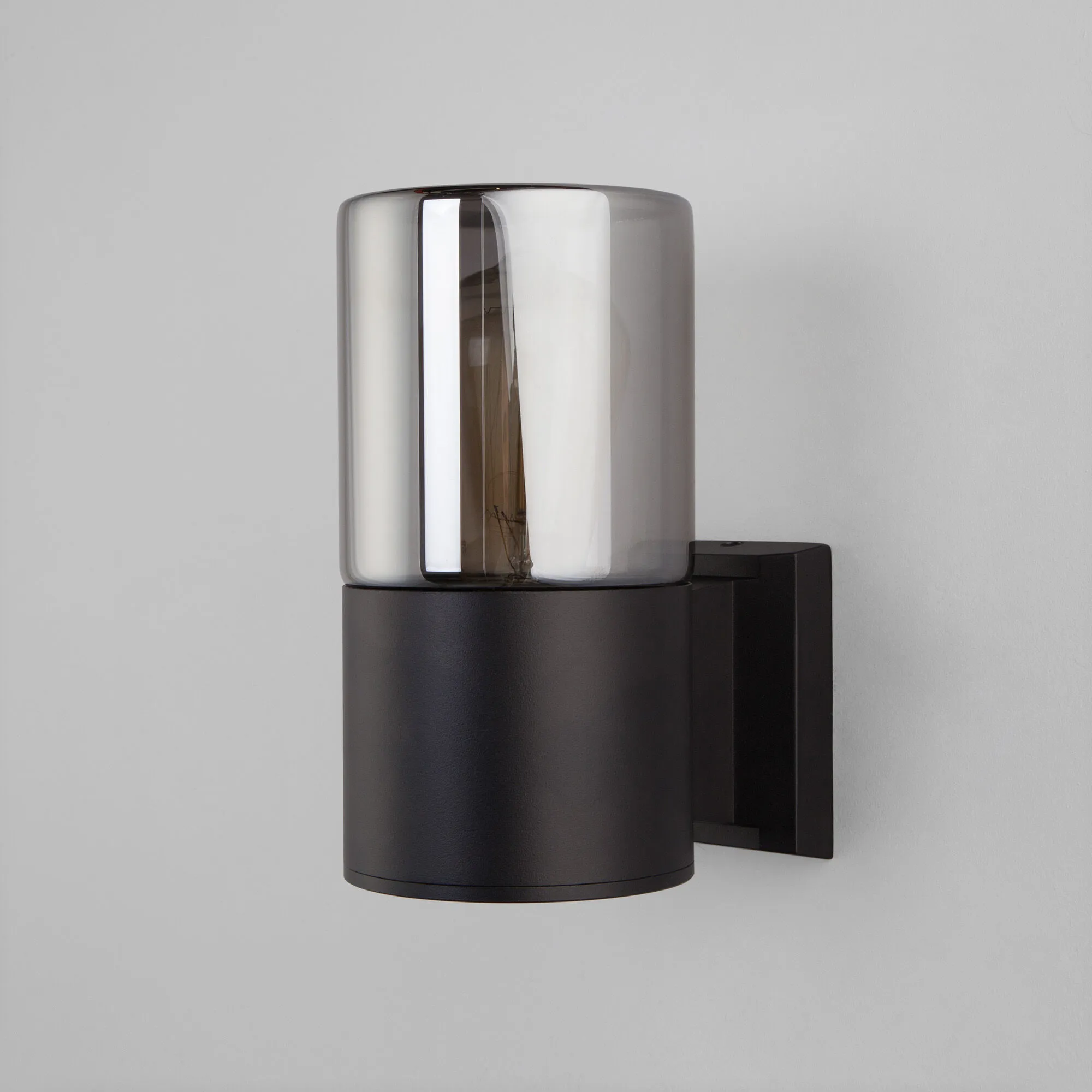 Светильник уличный настенный Roil чёрный/дымчатый плафон IP54 35125/U Elektrostandard - Фото 4