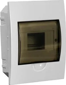 Корпус пластиковый ЩРВ-П-6 черная прозрачная дверь IP41 GENERICA MKP12-V-06-41-G