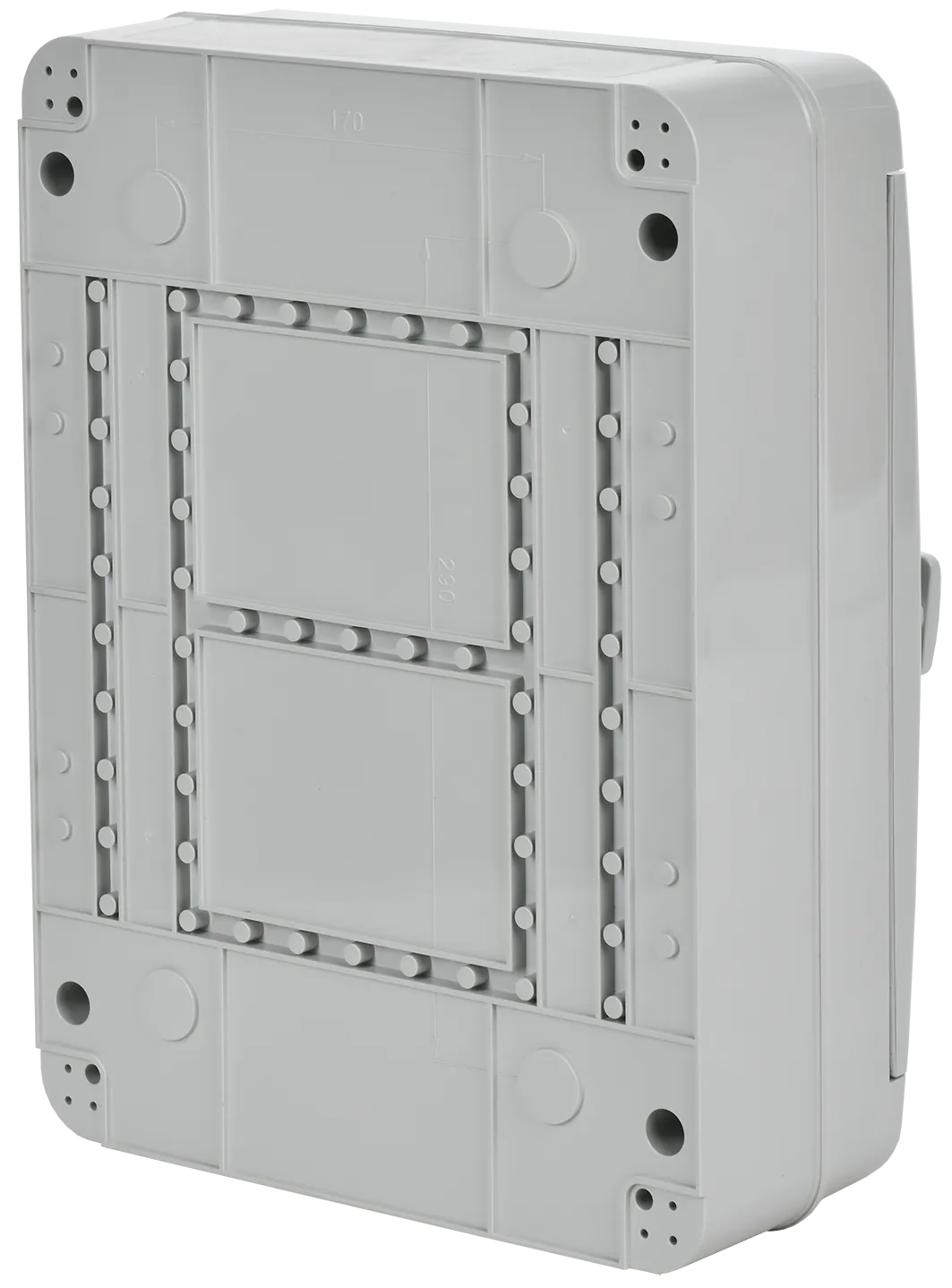 TEKFOR Корпус пластиковый КМПн-24 IP65 серая непрозрачная дверь IEK - Фото 2