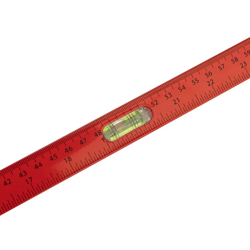 Уровень алюминиевый Рельс, 1000мм, 3 глазка (1 поворотный) REXANT - Фото 4