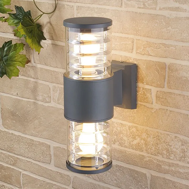 Светильник уличный настенный 1407 TECHNO серый Elektrostandard - Фото 2