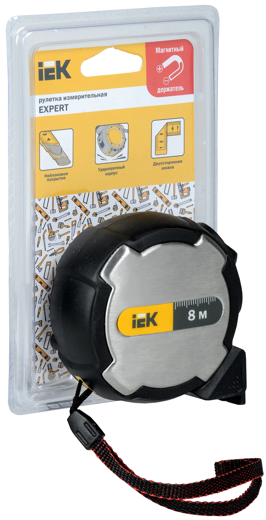 Рулетка измерительная EXPERT 8м IEK - Фото 2