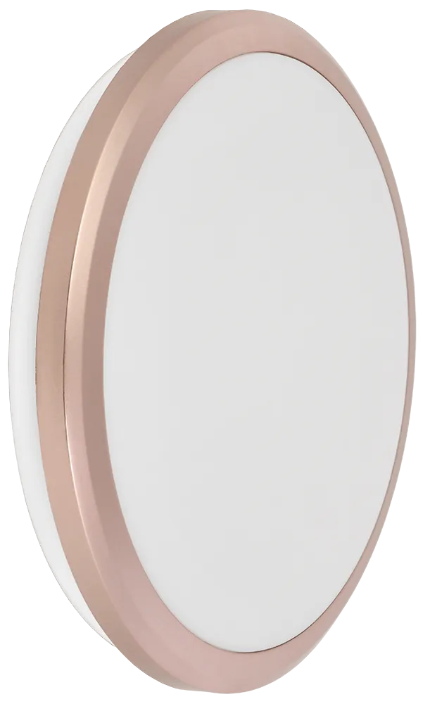 Светильник светодиодный ДПБ 3205 24Вт IP54 4000K круг розовое золото IEK LDPB0-3205-24-4000-K01