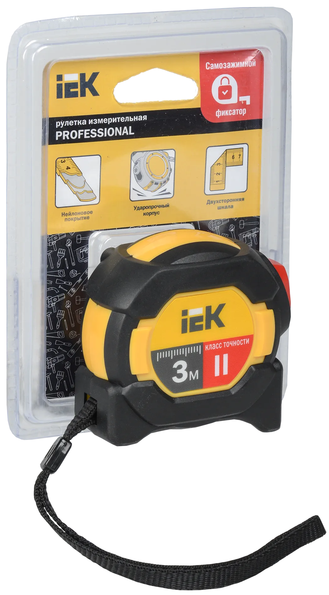 Рулетка измерительная PROFESSIONAL 3м IEK - Фото 2