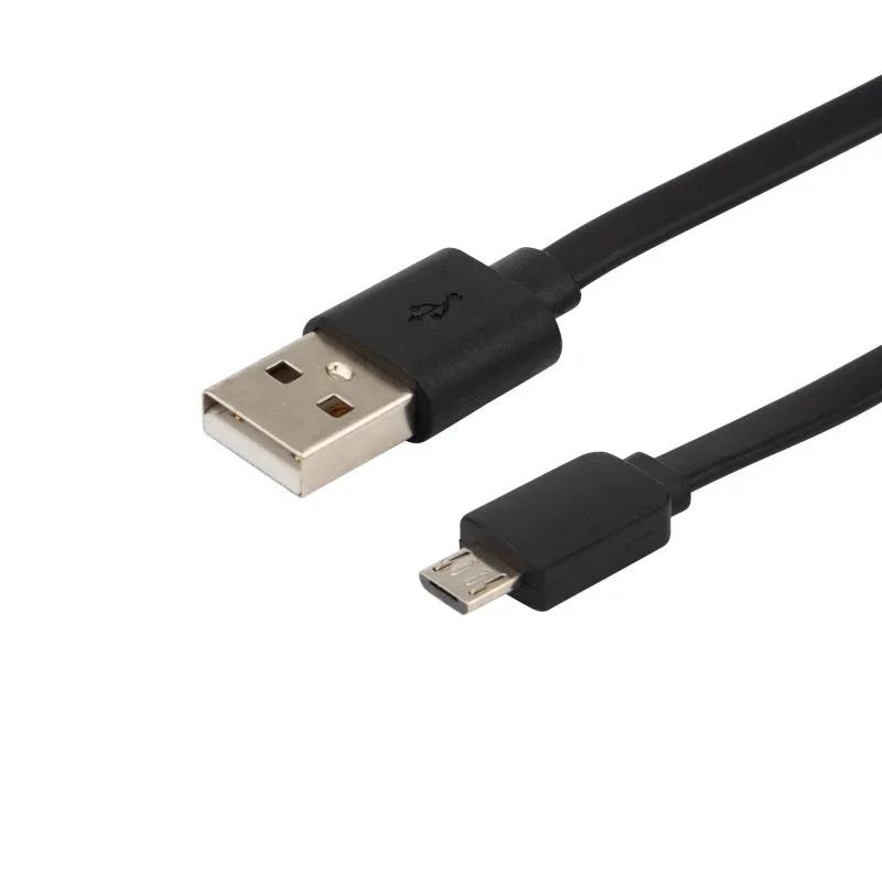 Кабель USB-A – micro USB, 2,4А, 1м, ПВХ, черный REXANT - Фото 4