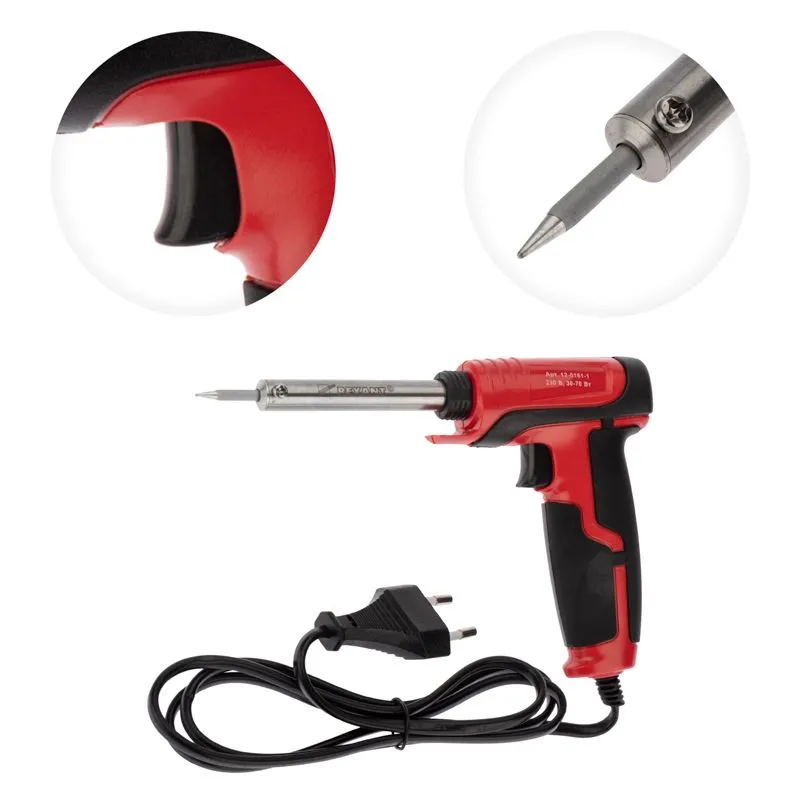 Паяльник-пистолет двухрежимный, серия ПРОФИ, 30/70Вт, 230В, блистер REXANT - Фото 3