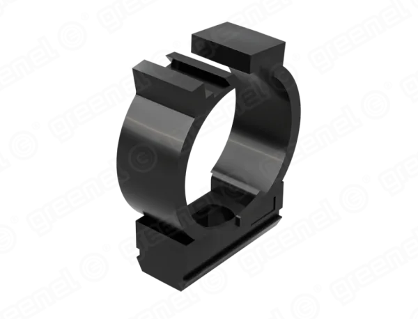 Крепеж с замком D20мм (100/1000шт), цвет - чёрный, GREENEL