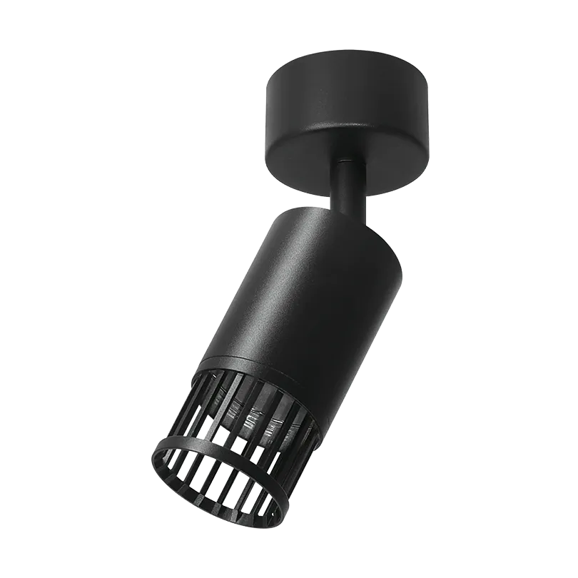 Накладной светильник WOLTA WSL-GU10/19B-1 PORTA под лампу GU10 Черный D55x185